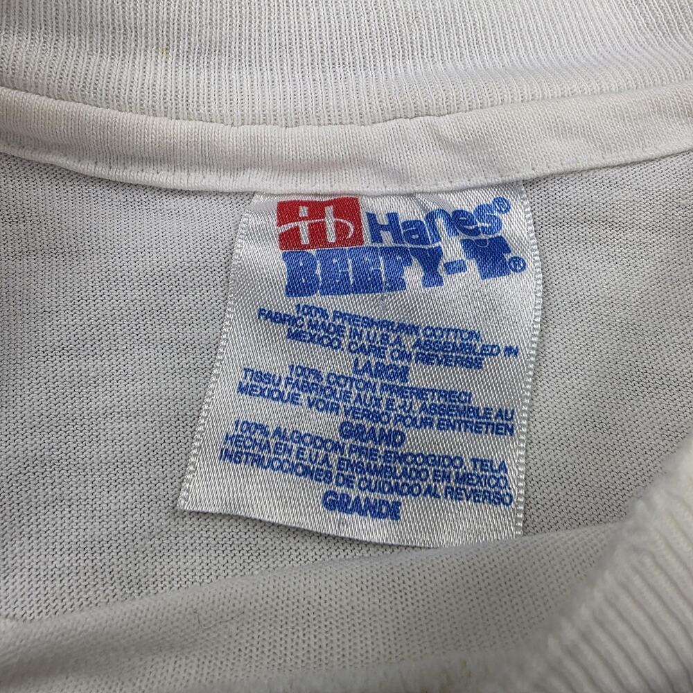 Vintage Atlanta 1996 Olympic Games Shirt Mens Large White Hanes Long Sleeve - Picture 2 of 16